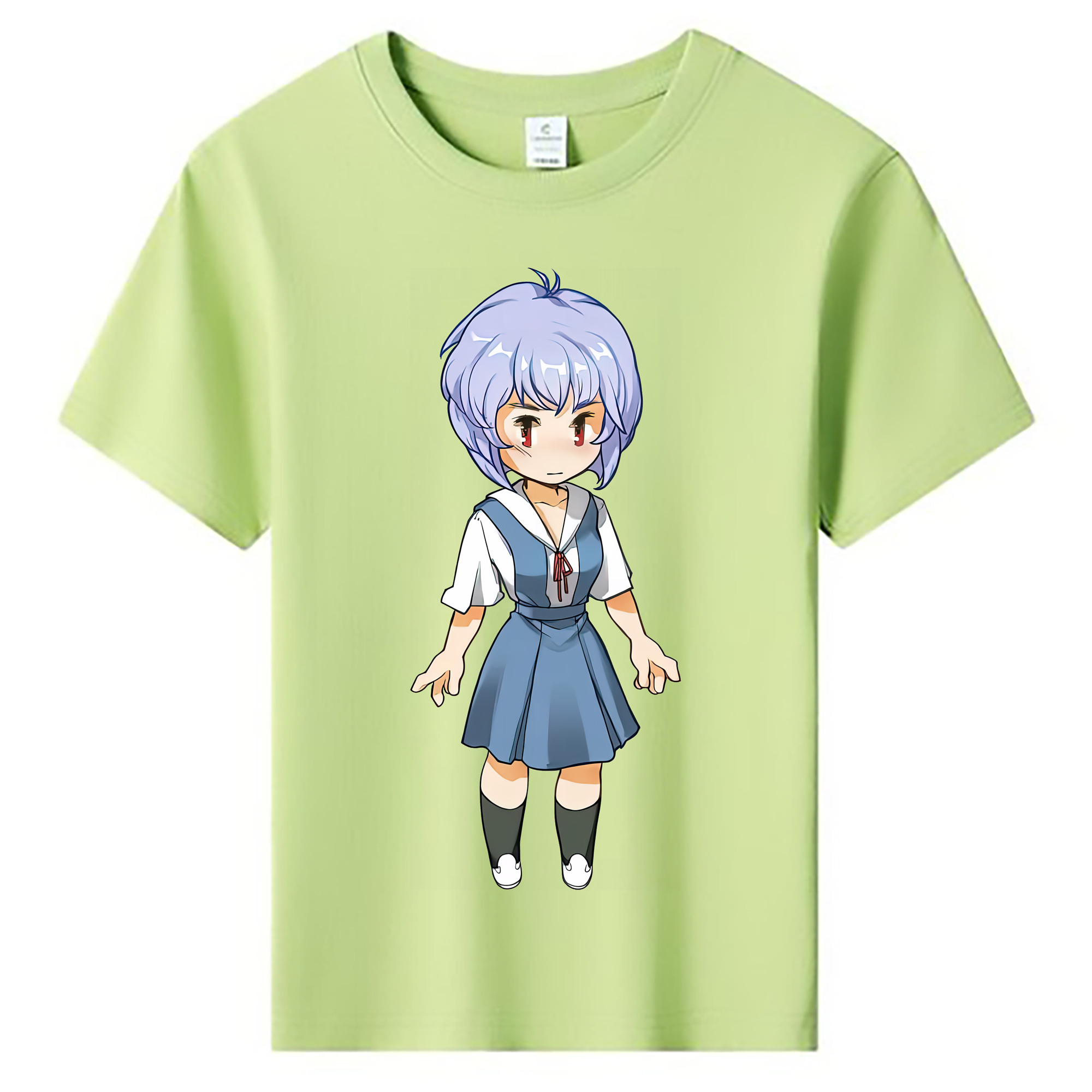 （画像用） EVA 新世紀エヴァンゲリオン 綿100％キッズTシャツ（フロントプリント）